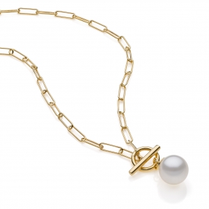Collana in Argento con perle di cristallo